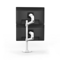 Ergotron LX Dual Stacking Arm Tall Pole _ White