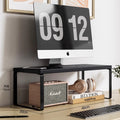 [PreOrder 30days] Simple & Practical Laptop Stand Office Table Organizer Shelf Desktop Computer Monitor Stand Riser Ergonomic Design for All-Day Comfort