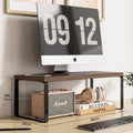 [PreOrder 30days] Simple & Practical Laptop Stand Office Table Organizer Shelf Desktop Computer Monitor Stand Riser Ergonomic Design for All-Day Comfort