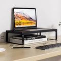 [PreOrder 30days] Simple & Practical Laptop Stand Office Table Organizer Shelf Desktop Computer Monitor Stand Riser Ergonomic Design for All-Day Comfort