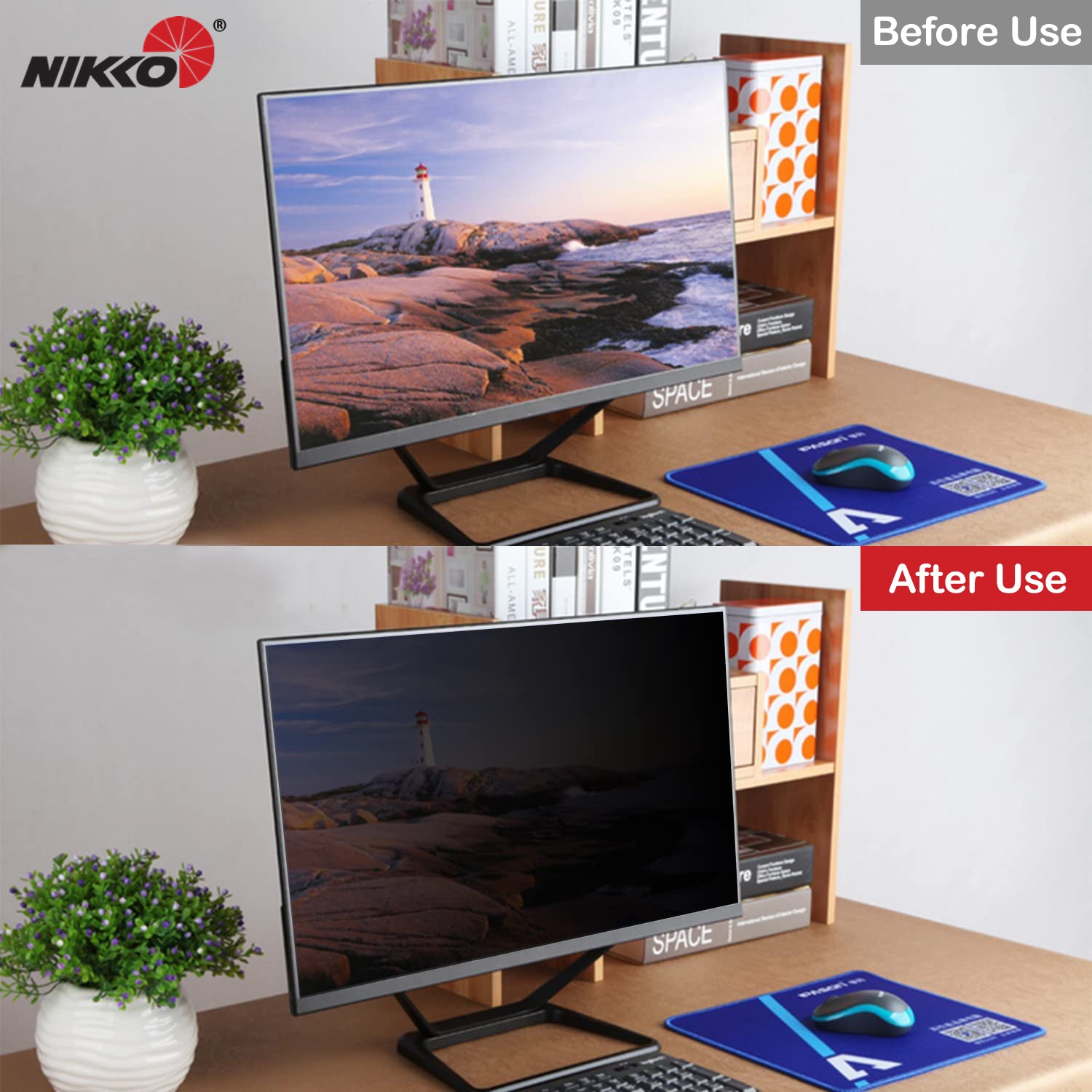 Monitor Privacy Extension Monitor Privacy Screen - 24 & 27 INCH – Nikkotech